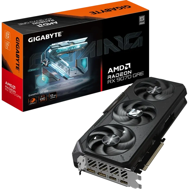 Видеокарта Gigabyte Radeon RX 9070 GRE GAMING OC 12GB (GV-R907GREGAMING OC-12GD) купить! 